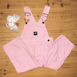 John Deere overalls pink size 3t